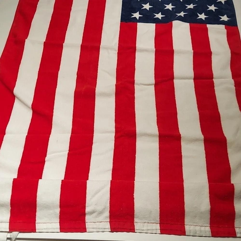 OLD GLORY USA FLAG TOWEL 100% Cotton 28x58